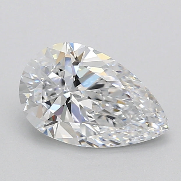 1.51 Carat Pear Shaped, Ideal Cut, D Color, VVS1 Clarity, IGI Certified Lab Grown Diamond