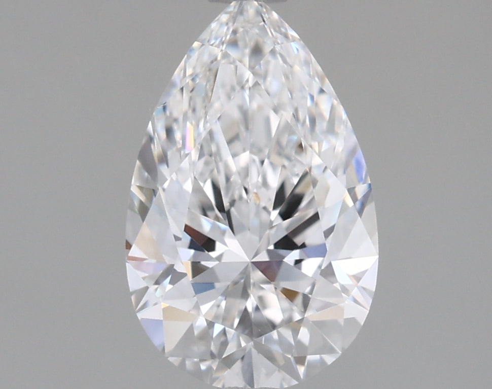 1.30 Carat Pear Shaped, Excellent Cut, D Color, VVS1 Clarity, IGI Certified Lab Grown Diamond