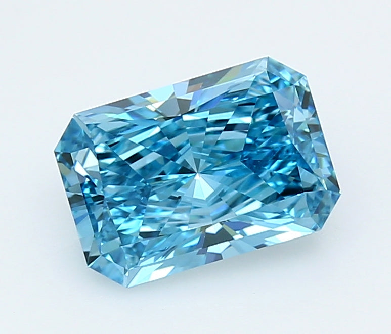 2.50 Carat Radiant Shaped, Ideal Cut, VS1 Clarity, IGI Certified Lab Grown Diamond