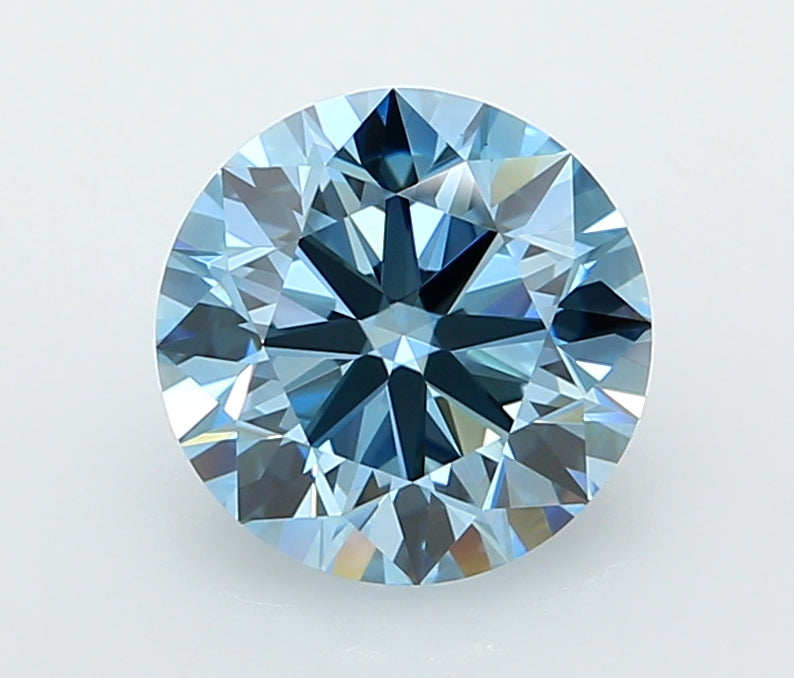 2.02 Carat Round Shaped, Ideal Cut, VVS2 Clarity, IGI Certified Lab Grown Diamond