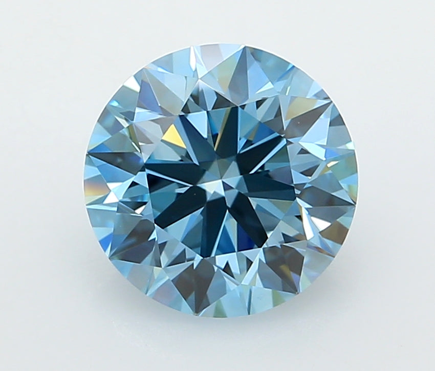 2.50 Carat Round Shaped, Ideal Cut, VVS1 Clarity, IGI Certified Lab Grown Diamond