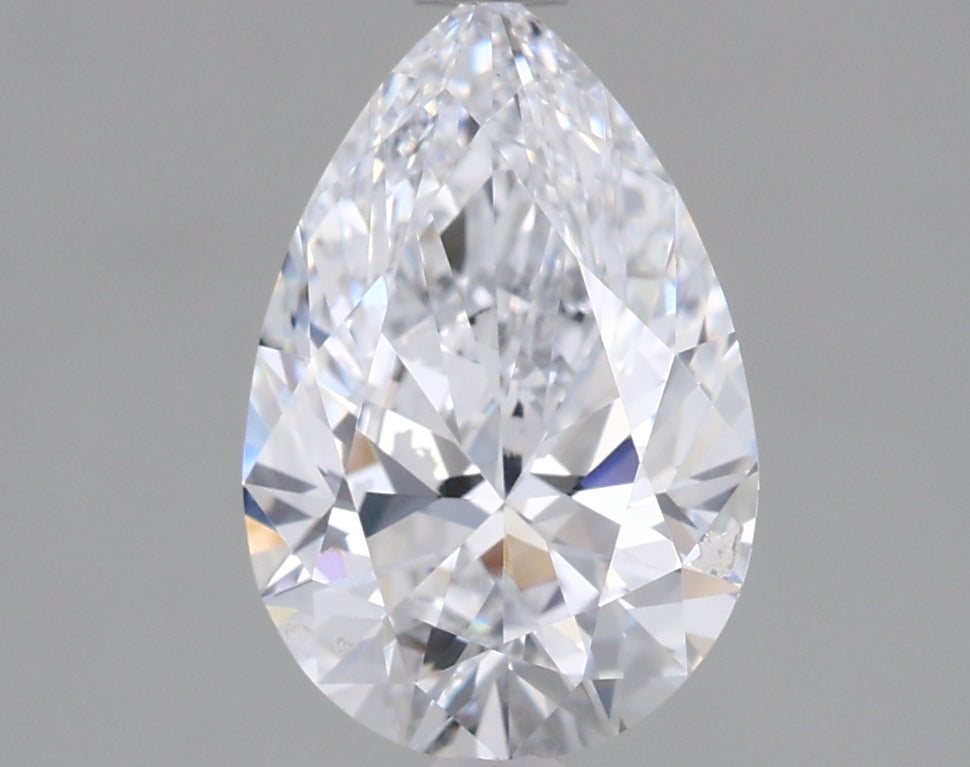 1.29 Carat Pear Shaped, Ideal Cut, D Color, VVS1 Clarity, IGI Certified Lab Grown Diamond