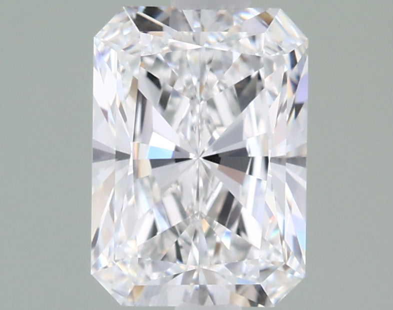 1.54 Carat Radiant Shaped, Ideal Cut, E Color, VVS1 Clarity, IGI Certified Lab Grown Diamond