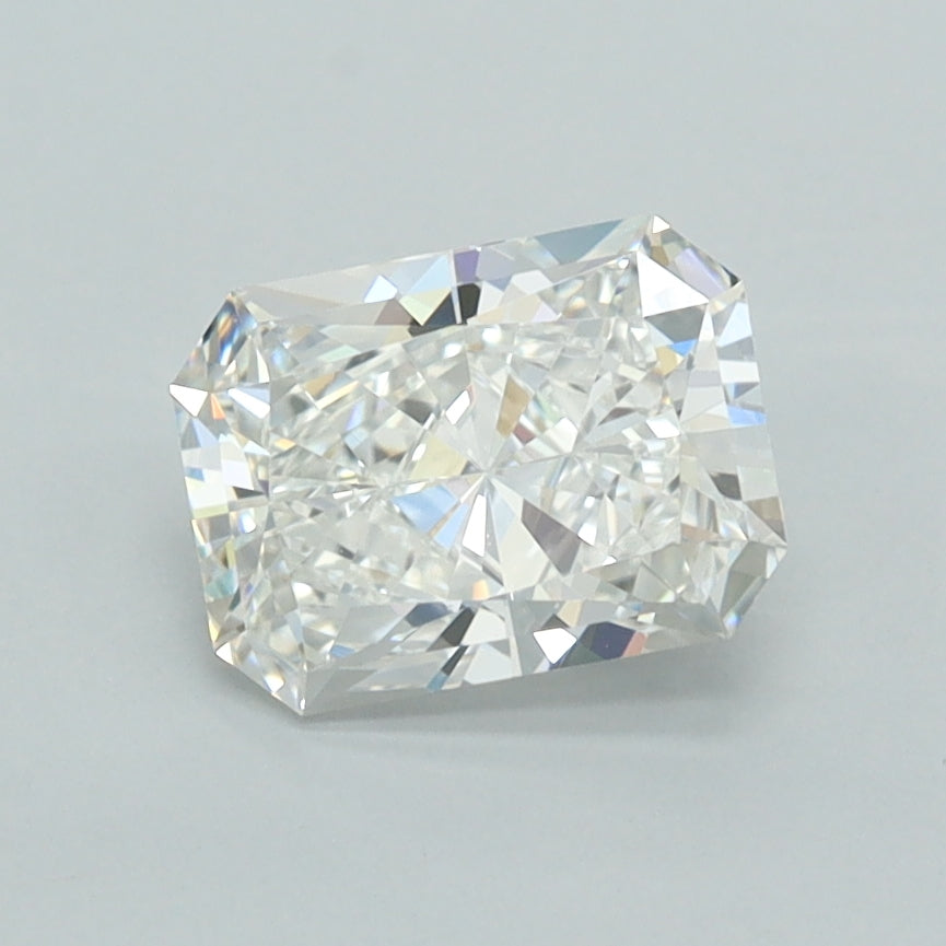 1.19 Carat Radiant Shaped, Ideal Cut, F Color, VVS1 Clarity, IGI Certified Lab Grown Diamond