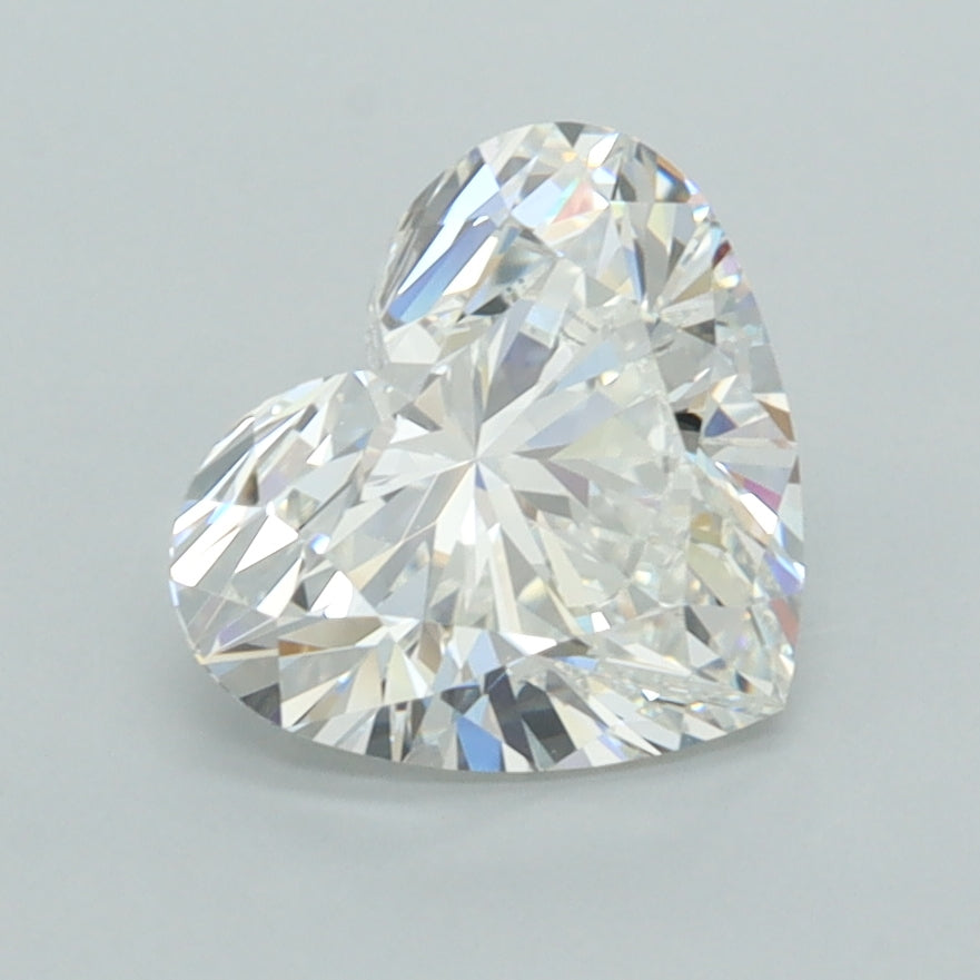 1.89 Carat Heart Shaped, Ideal Cut, F Color, VVS1 Clarity, IGI Certified Lab Grown Diamond