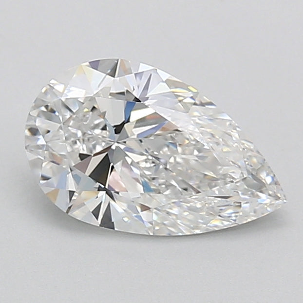 1.55 Carat Pear Shaped, Excellent Cut, D Color, VVS1 Clarity, IGI Certified Lab Grown Diamond