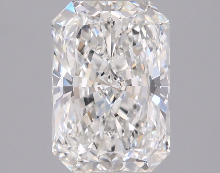 1.64 Carat Radiant Shaped, Ideal Cut, F Color, VVS2 Clarity, IGI Certified Lab Grown Diamond