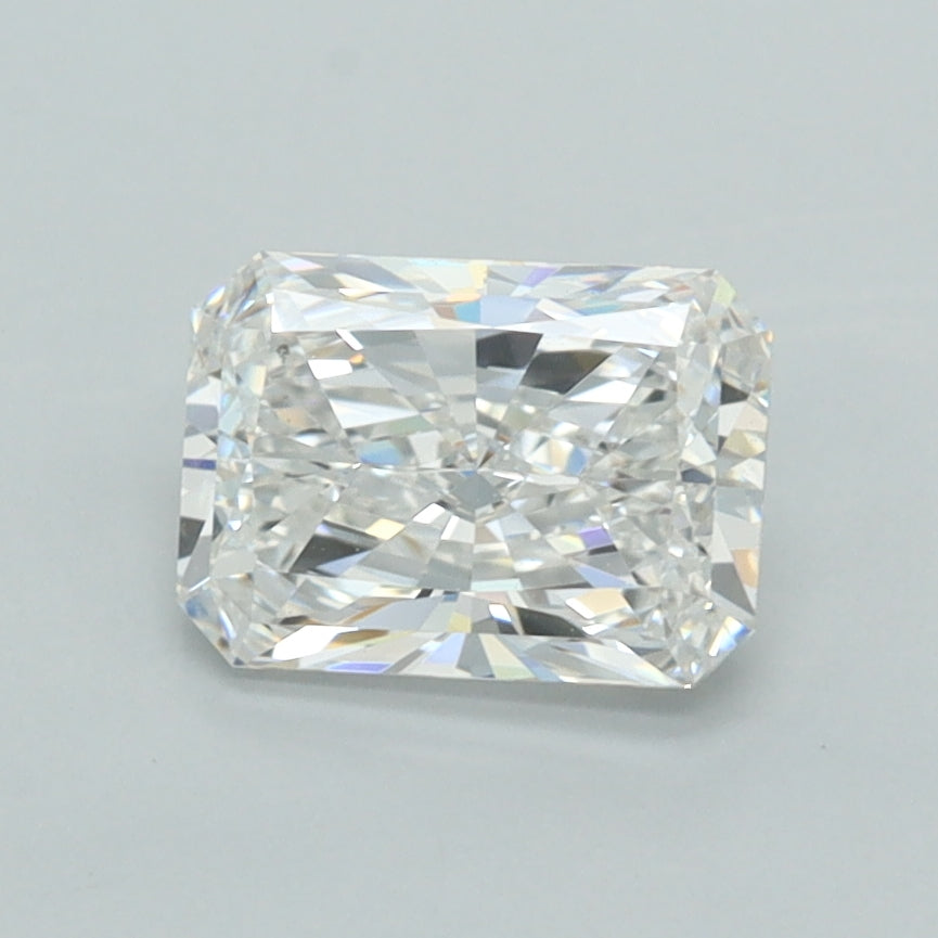 1.20 Carat Radiant Shaped, Ideal Cut, E Color, VVS1 Clarity, IGI Certified Lab Grown Diamond