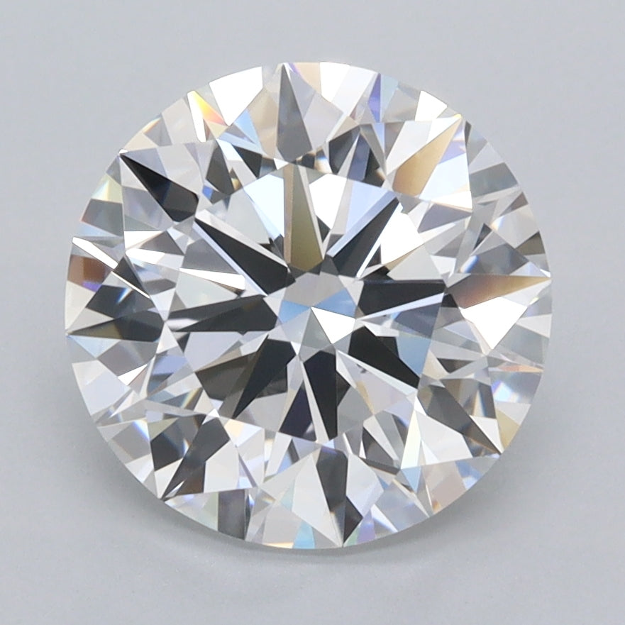 2.94 Carat Round Shaped, Ideal Cut, D Color, VVS1 Clarity, IGI Certified Lab Grown Diamond