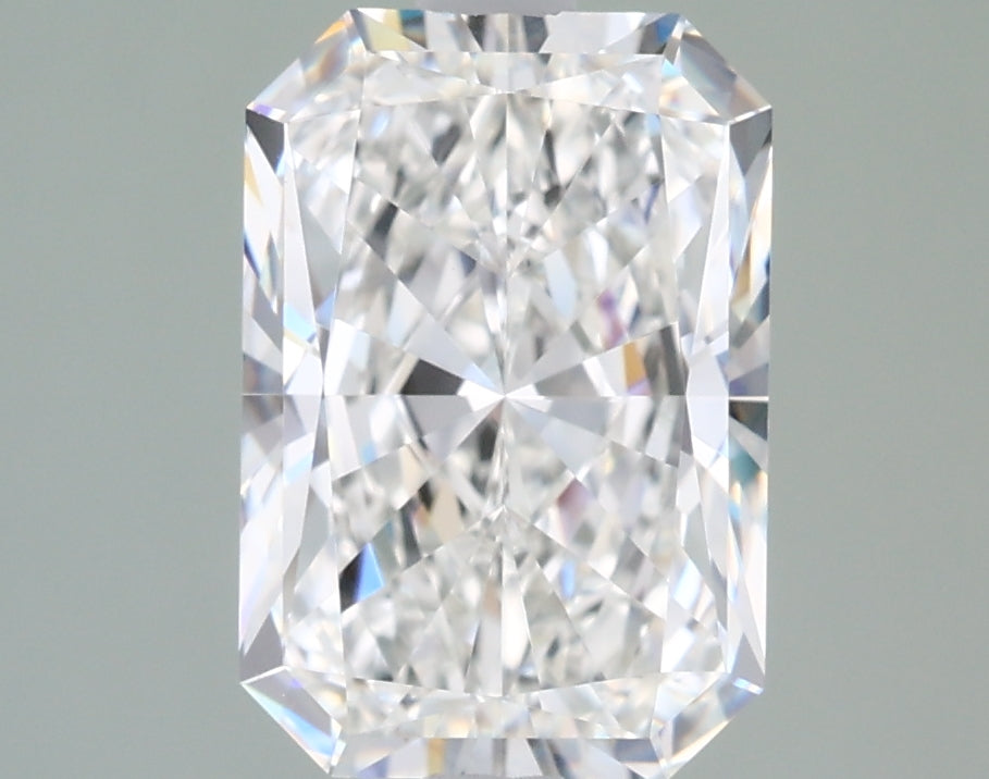 2.27 Carat Radiant Shaped, Ideal Cut, F Color, VVS1 Clarity, IGI Certified Lab Grown Diamond