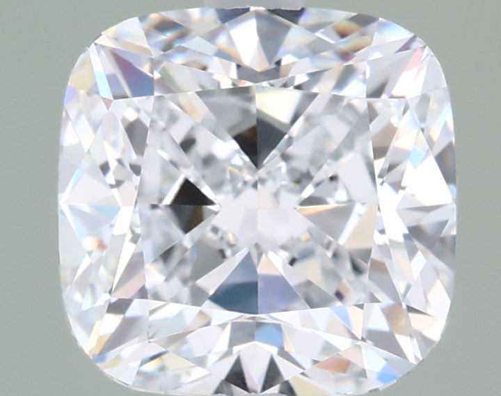 2.56 Carat Cushion Shaped, Excellent Cut, D Color, VVS2 Clarity, IGI Certified Lab Grown Diamond