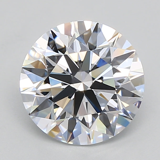 2.57 Carat Round Shaped, Ideal Cut, D Color, VVS1 Clarity, IGI Certified Lab Grown Diamond