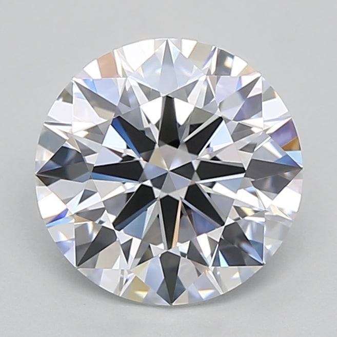 2.51 Carat Round Shaped, Ideal Cut, D Color, VVS1 Clarity, IGI Certified Lab Grown Diamond