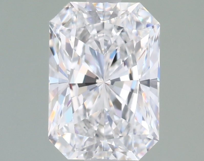 1.58 Carat Radiant Shaped, Ideal Cut, E Color, VVS1 Clarity, IGI Certified Lab Grown Diamond