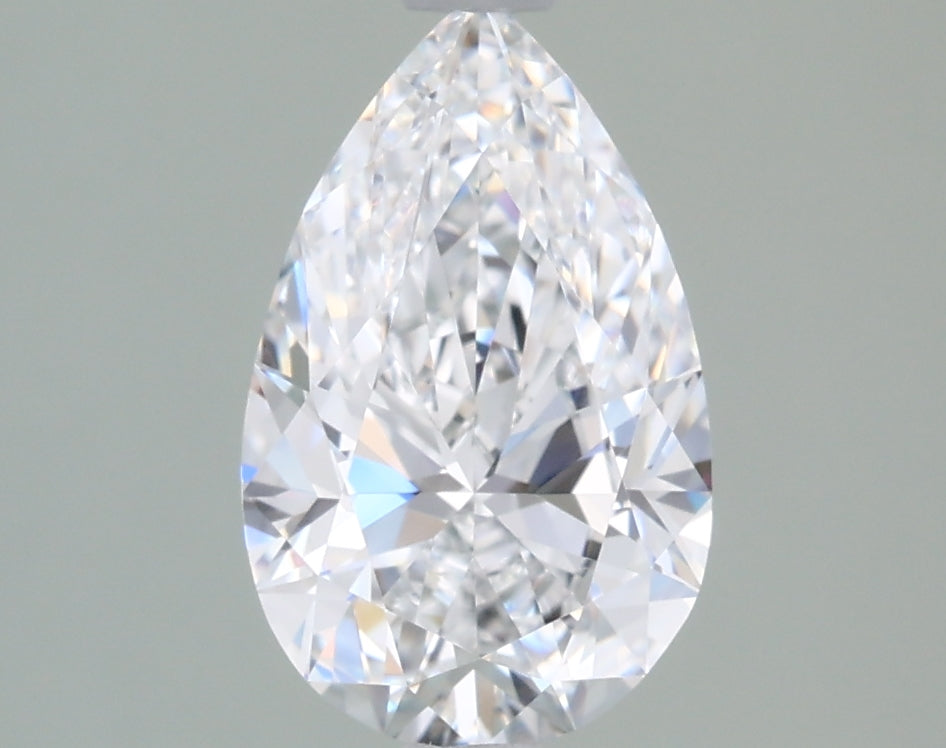 1.51 Carat Pear Shaped, Ideal Cut, D Color, VVS1 Clarity, IGI Certified Lab Grown Diamond