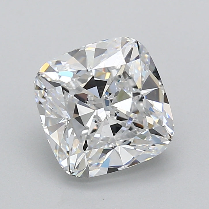 3.07 Carat Cushion Shaped, Ideal Cut, D Color, VVS1 Clarity, IGI Certified Lab Grown Diamond