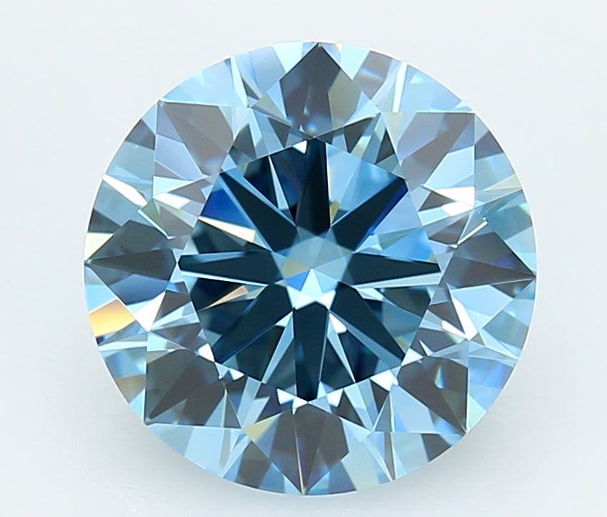 4.51 Carat Round Shaped, Ideal Cut, VVS2 Clarity, IGI Certified Lab Grown Diamond