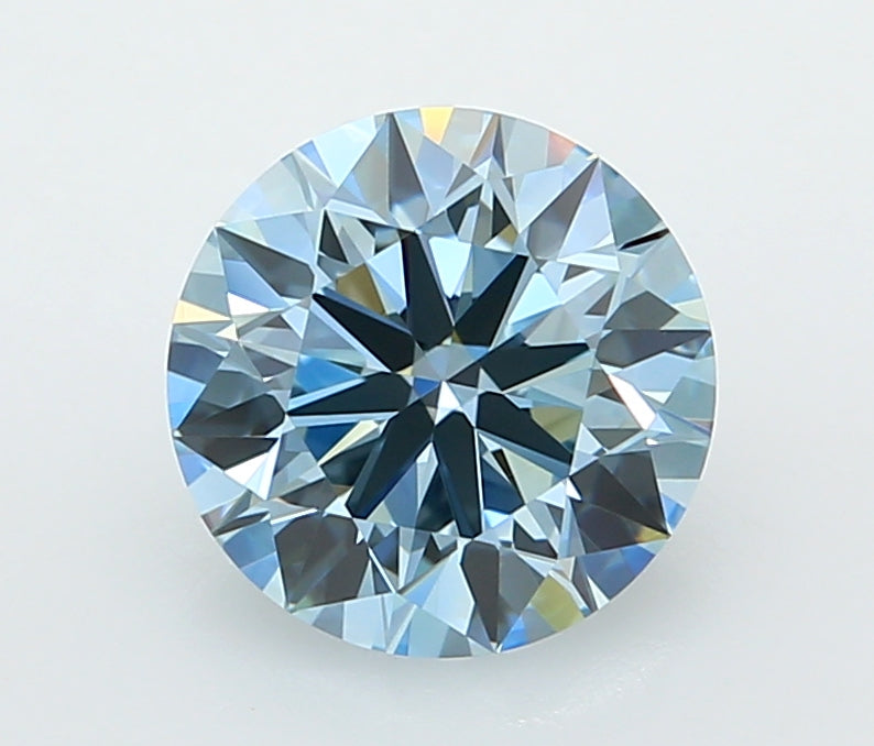 2.01 Carat Round Shaped, Ideal Cut, VVS1 Clarity, IGI Certified Lab Grown Diamond