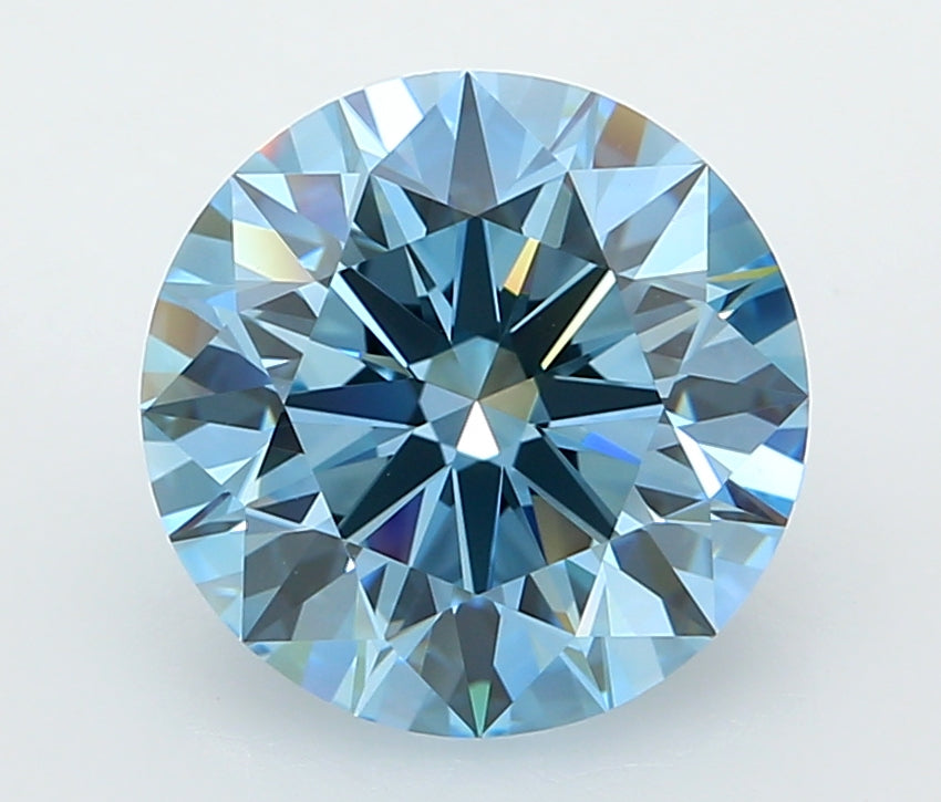 3.50 Carat Round Shaped, Ideal Cut, VS1 Clarity, IGI Certified Lab Grown Diamond