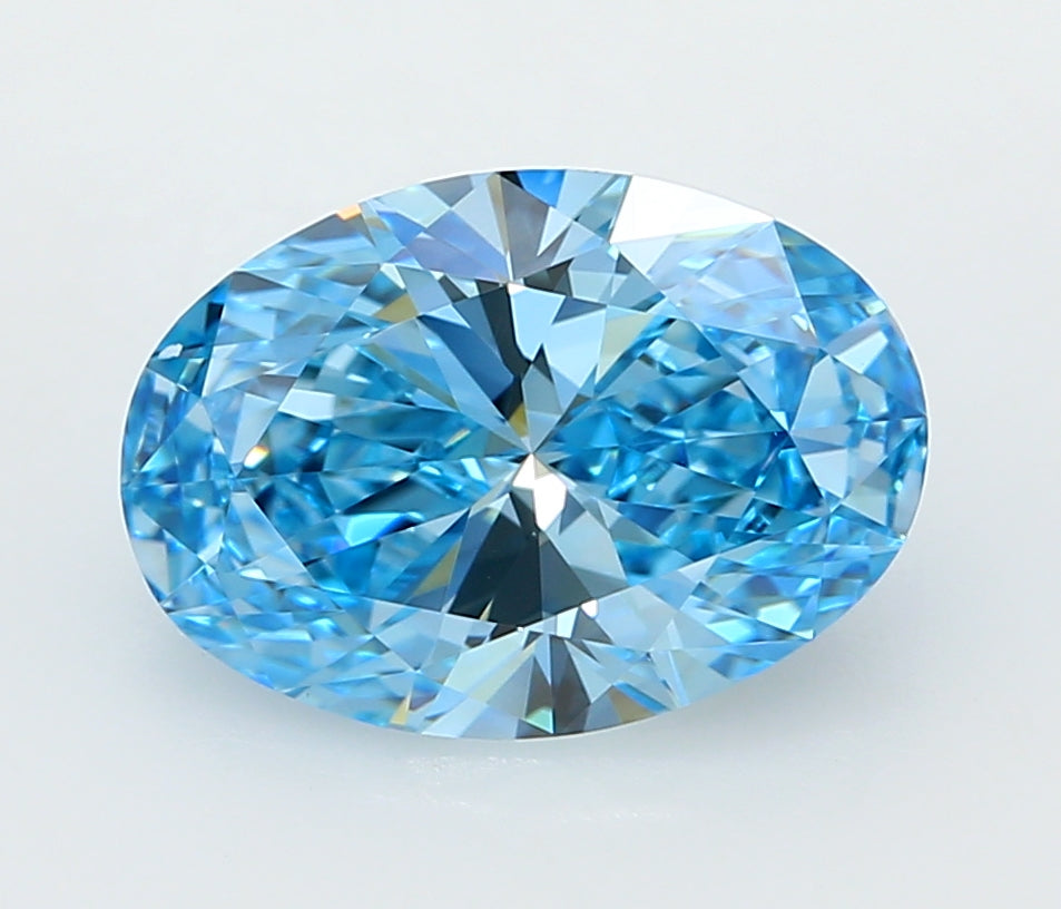 3.03 Carat Oval Shaped, Ideal Cut, VS1 Clarity, IGI Certified Lab Grown Diamond