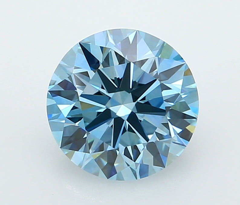 2.06 Carat Round Shaped, Ideal Cut, VVS2 Clarity, IGI Certified Lab Grown Diamond