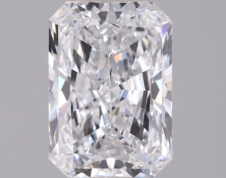 1.36 Carat Radiant Shaped, Ideal Cut, D Color, VVS2 Clarity, IGI Certified Lab Grown Diamond
