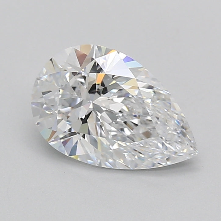 2.03 Carat Pear Shaped, Ideal Cut, D Color, VVS1 Clarity, IGI Certified Lab Grown Diamond