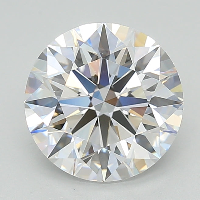 2.62 Carat Round Shaped, Ideal Cut, D Color, VVS1 Clarity, IGI Certified Lab Grown Diamond
