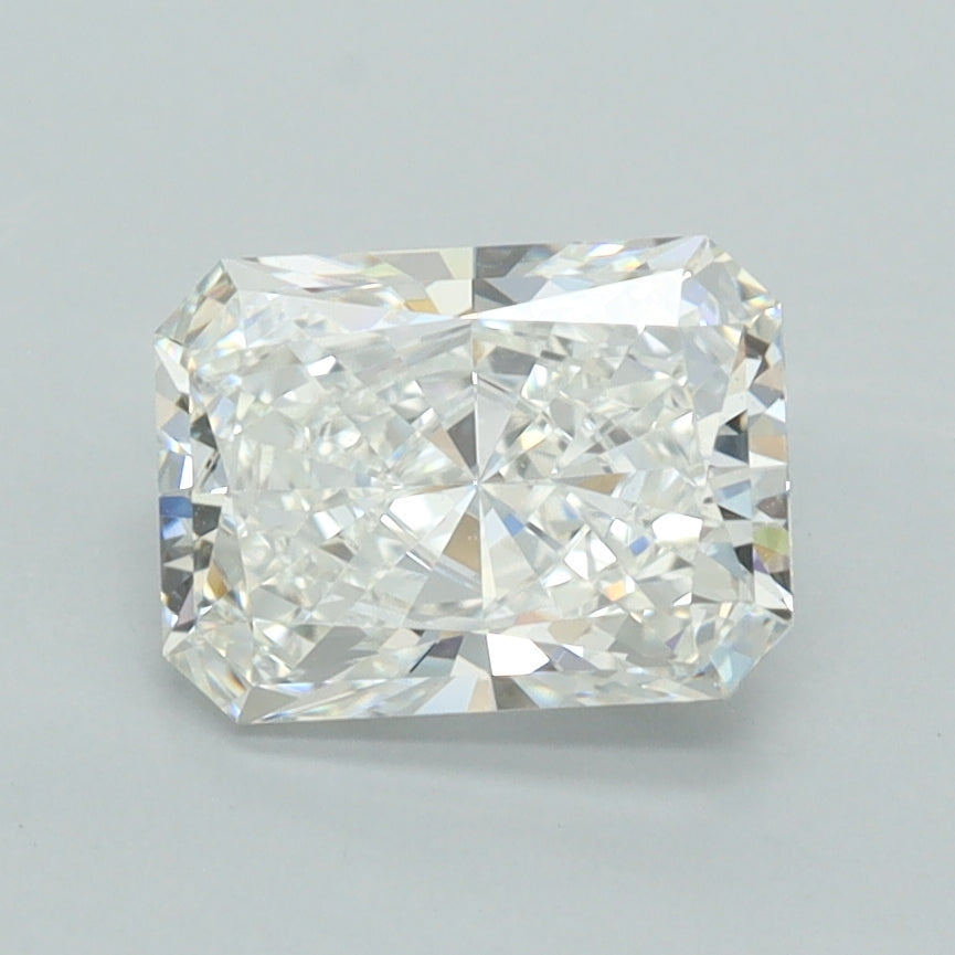 1.52 Carat Radiant Shaped, Ideal Cut, F Color, VVS1 Clarity, IGI Certified Lab Grown Diamond