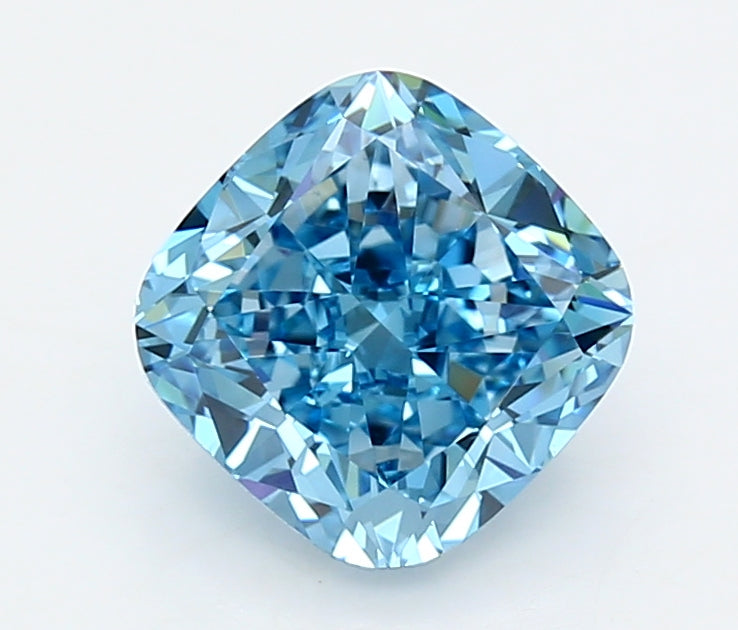 3.01 Carat Cushion Shaped, Excellent Cut, VVS2 Clarity, IGI Certified Lab Grown Diamond