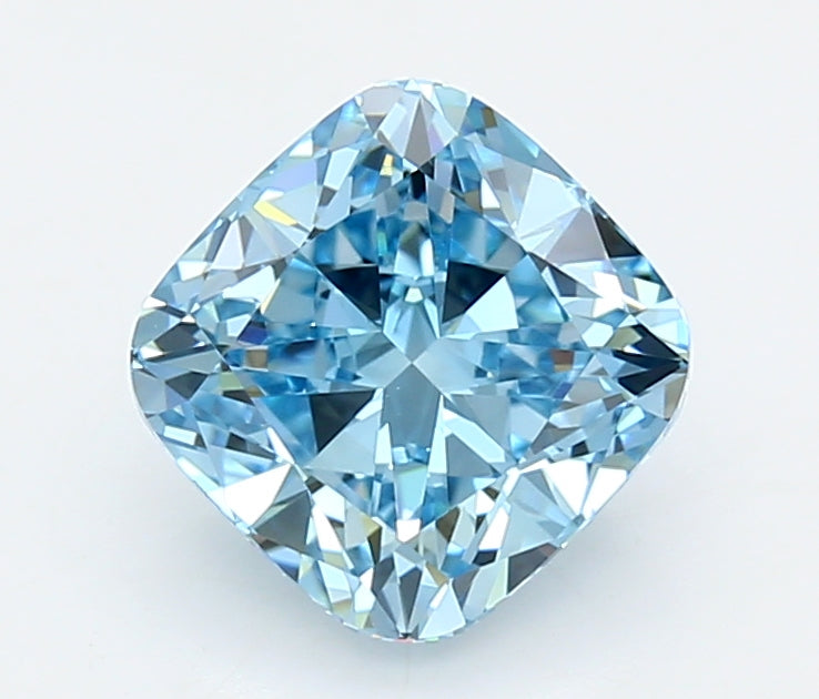 3.00 Carat Cushion Shaped, Ideal Cut, VVS2 Clarity, IGI Certified Lab Grown Diamond