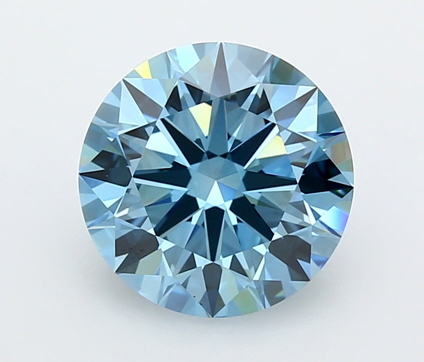 4.00 Carat Round Shaped, Ideal Cut, VVS2 Clarity, IGI Certified Lab Grown Diamond