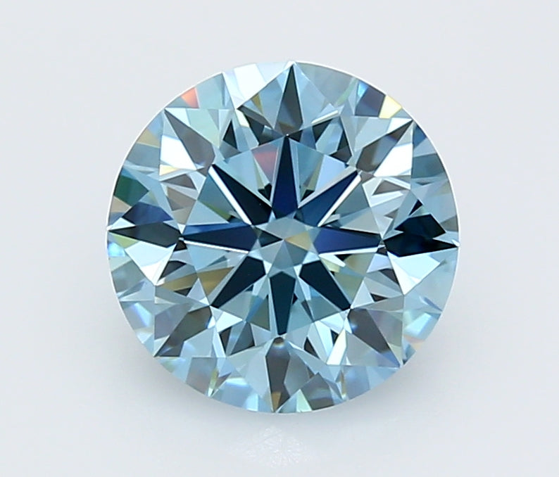 3.03 Carat Round Shaped, Ideal Cut, VVS2 Clarity, IGI Certified Lab Grown Diamond