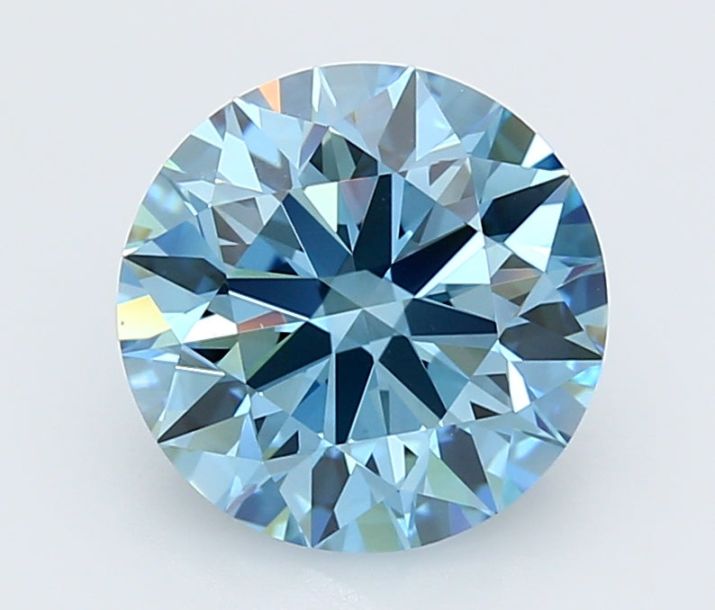 3.97 Carat Round Shaped, Ideal Cut, VS1 Clarity, IGI Certified Lab Grown Diamond