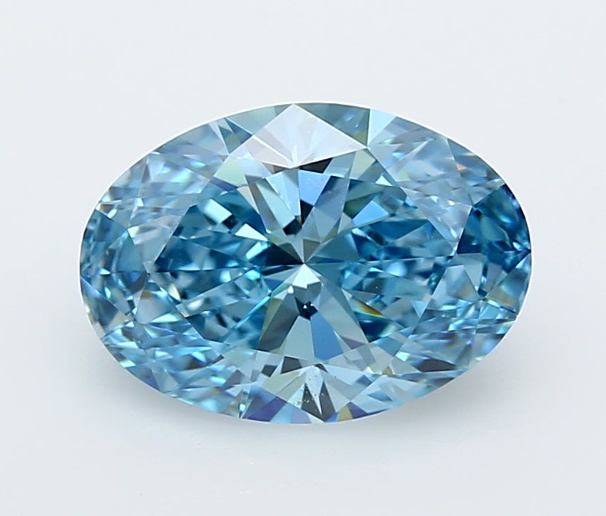 3.20 Carat Oval Shaped, Ideal Cut, VVS2 Clarity, IGI Certified Lab Grown Diamond