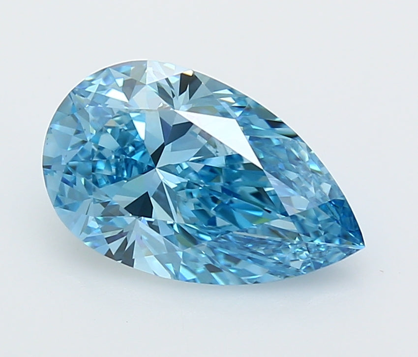 3.01 Carat Pear Shaped, Excellent Cut, VVS1 Clarity, IGI Certified Lab Grown Diamond