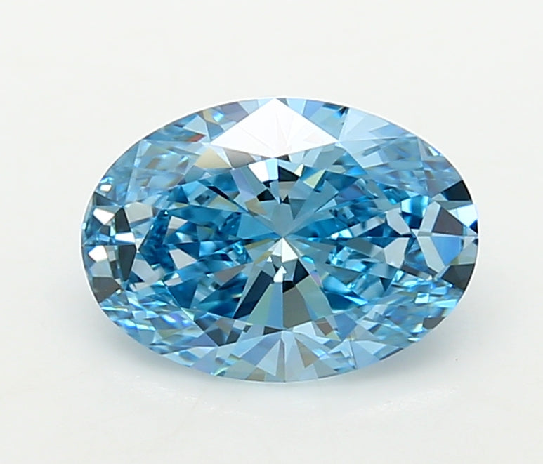 1.53 Carat Oval Shaped, Ideal Cut, VVS1 Clarity, IGI Certified Lab Grown Diamond