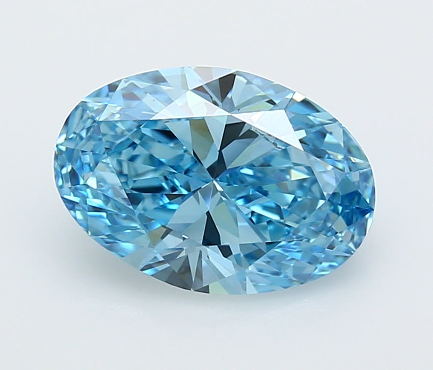 3.01 Carat Oval Shaped, Ideal Cut, VVS1 Clarity, IGI Certified Lab Grown Diamond