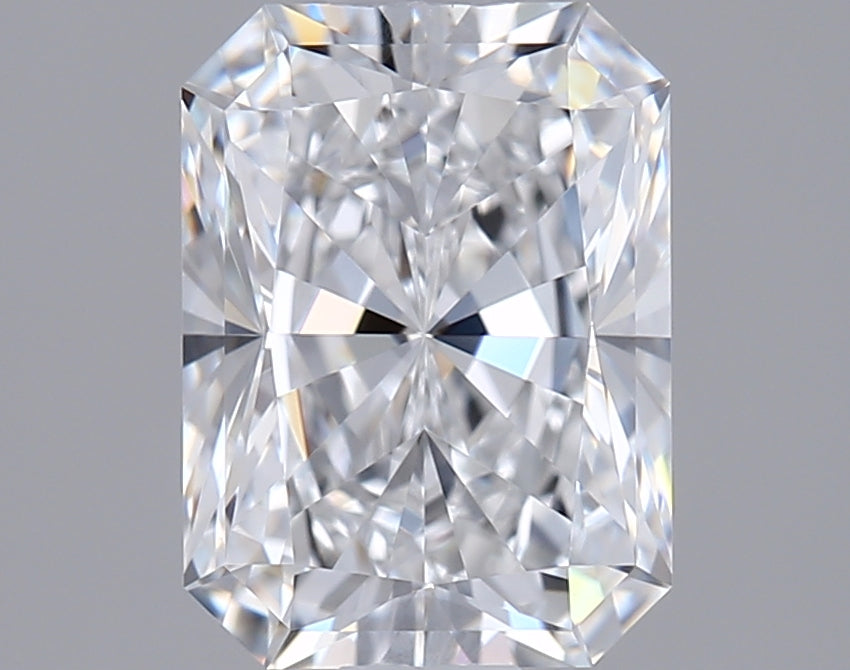 1.54 Carat Radiant Shaped, Excellent Cut, D Color, VVS1 Clarity, IGI Certified Lab Grown Diamond