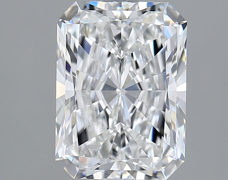2.06 Carat Radiant Shaped, Excellent Cut, E Color, VVS1 Clarity, IGI Certified Lab Grown Diamond