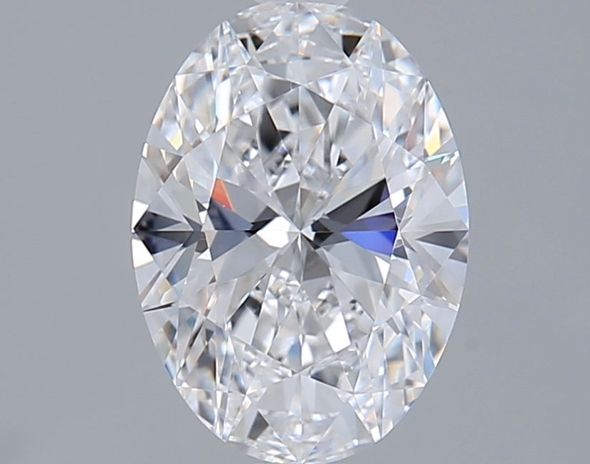 1.61 Carat Oval Shaped, Ideal Cut, D Color, VVS1 Clarity, IGI Certified Lab Grown Diamond