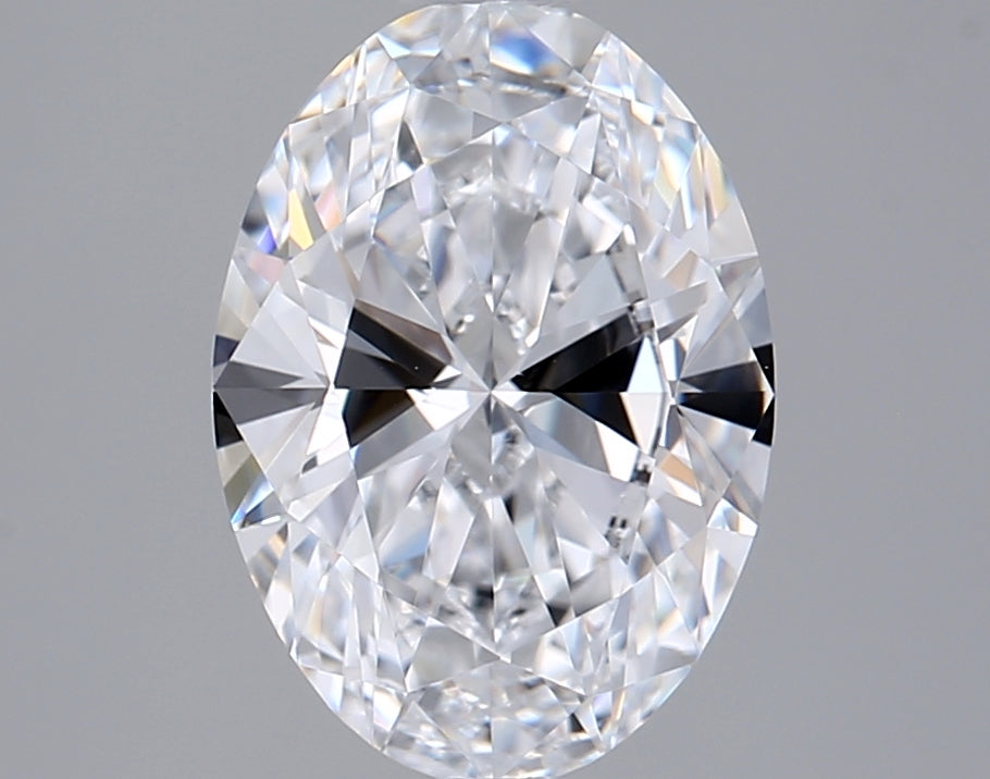 1.86 Carat Oval Shaped, Ideal Cut, D Color, VVS1 Clarity, IGI Certified Lab Grown Diamond