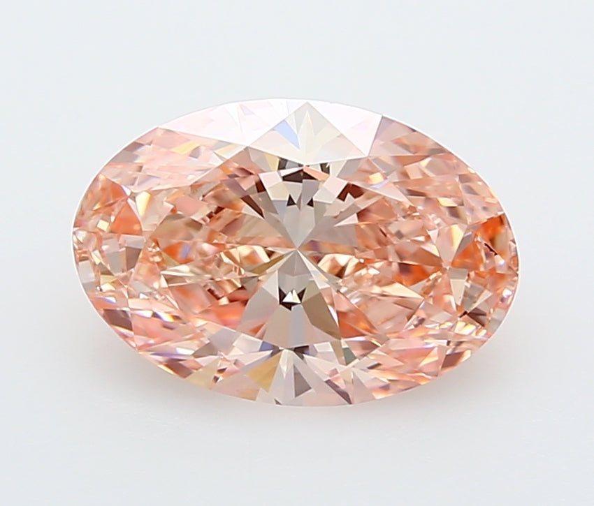 3.03 Carat Oval Shaped, Ideal Cut, VVS2 Clarity, IGI Certified Lab Grown Diamond