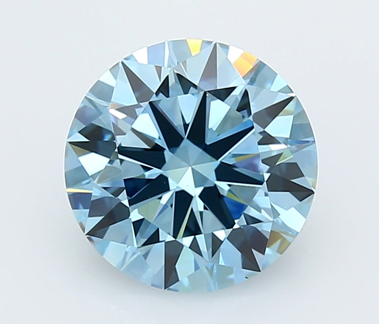 3.21 Carat Round Shaped, Ideal Cut, VVS1 Clarity, IGI Certified Lab Grown Diamond