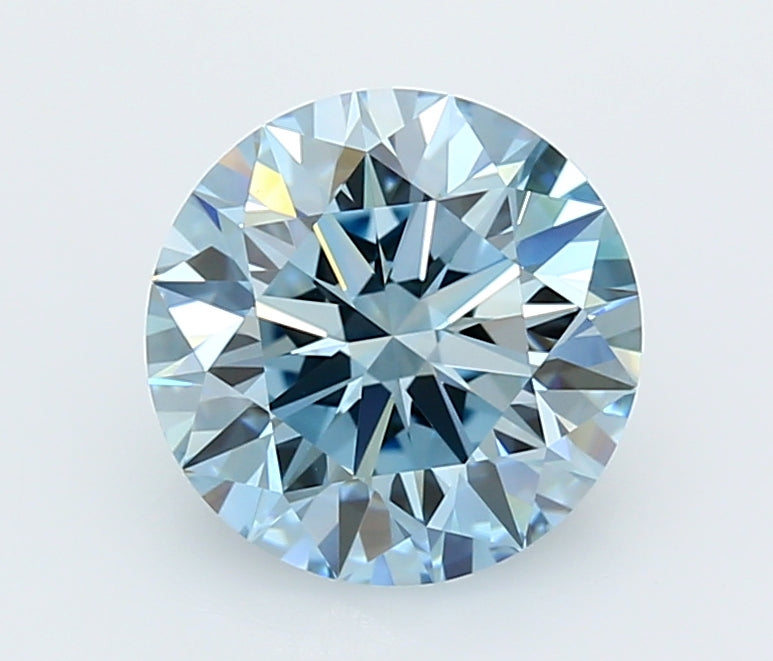 3.03 Carat Round Shaped, Ideal Cut, VVS2 Clarity, IGI Certified Lab Grown Diamond