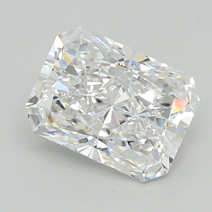 2.55 Carat Radiant Shaped, Ideal Cut, D Color, VVS1 Clarity, IGI Certified Lab Grown Diamond