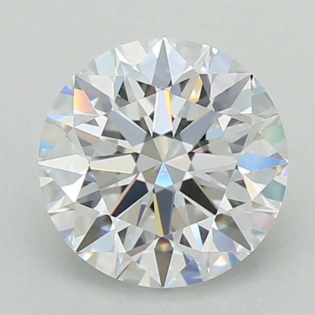 2.56 Carat Round Shaped, Ideal Cut, D Color, VVS1 Clarity, IGI Certified Lab Grown Diamond