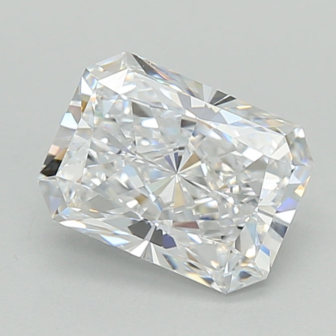 2.01 Carat Radiant Shaped, Ideal Cut, D Color, VVS1 Clarity, IGI Certified Lab Grown Diamond