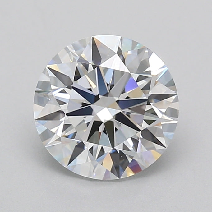2.52 Carat Round Shaped, Ideal Cut, D Color, VVS1 Clarity, IGI Certified Lab Grown Diamond