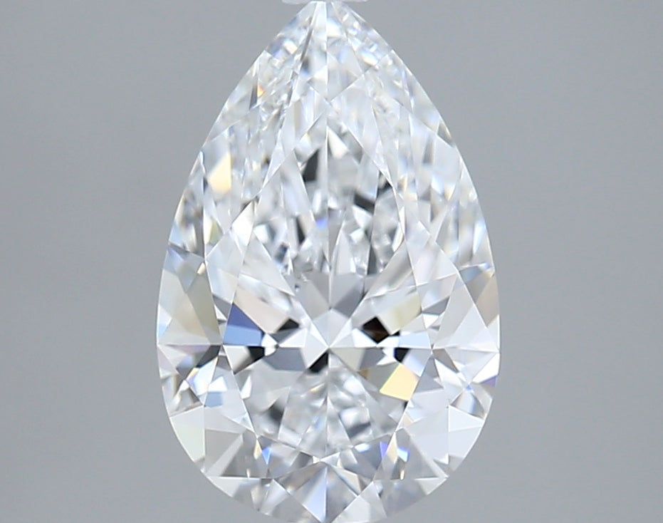 2.06 Carat Pear Shaped, Ideal Cut, E Color, VVS1 Clarity, IGI Certified Lab Grown Diamond